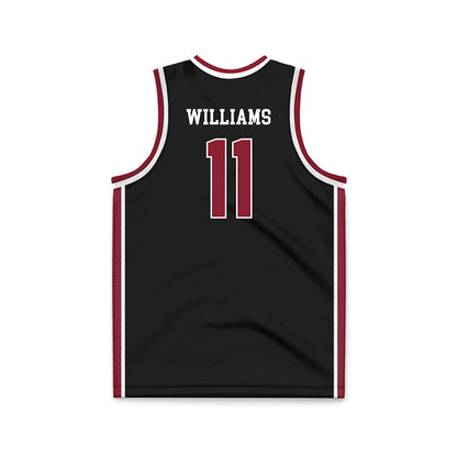  - NCAA Women's Basketball : Hasina Williams - Black Basketball Jersey-1