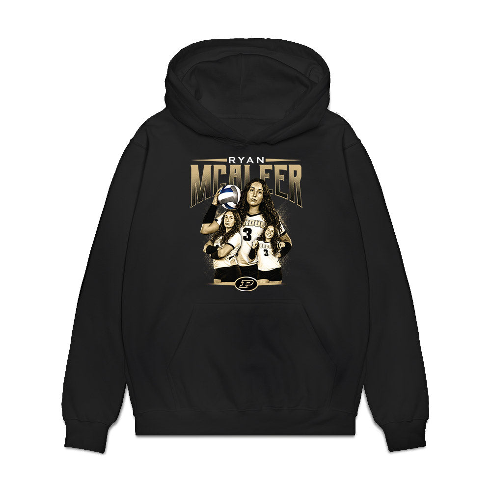 Purdue - NCAA Womens Volleyball : Ryan McAleer - Collage Premium Hooded Sweatshirt-0