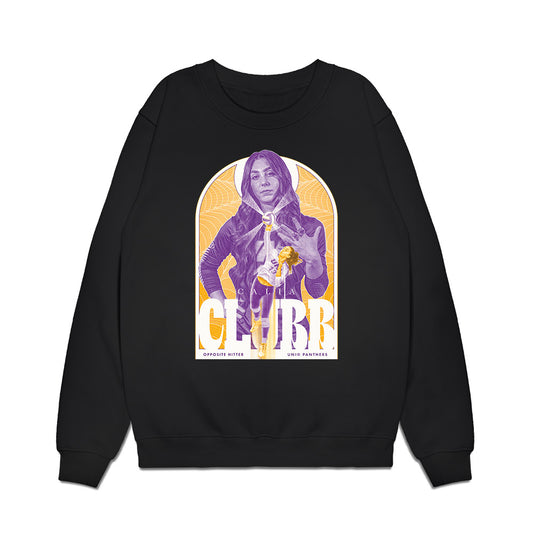 Northern Iowa - NCAA Womens Volleyball : Calia Clubb - Collage Premium Crewneck Sweatshirt-0