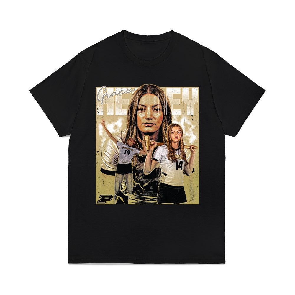 Purdue - NCAA Womens Volleyball : Grace Heaney - Collage Comfort Colors T-Shirt-0