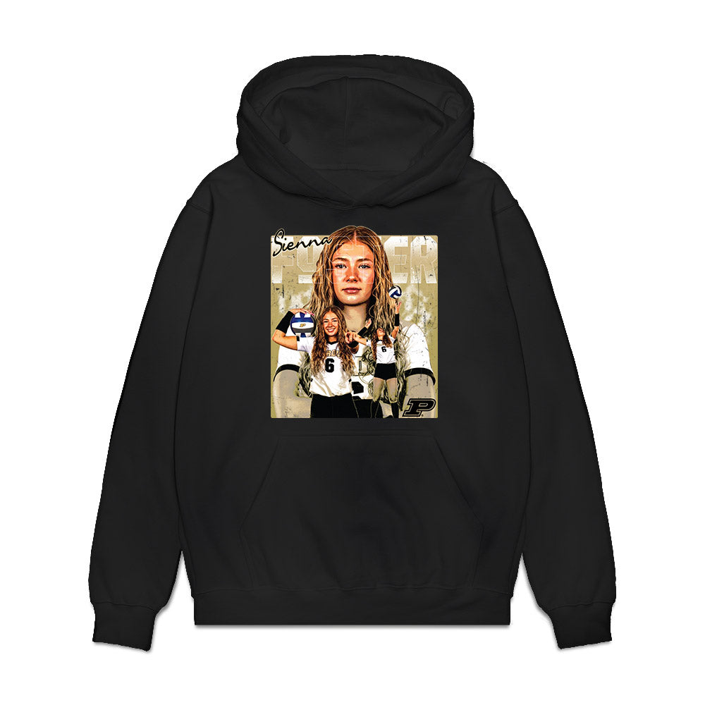 Purdue - NCAA Womens Volleyball : Sienna Foster - Collage Premium Hooded Sweatshirt-0