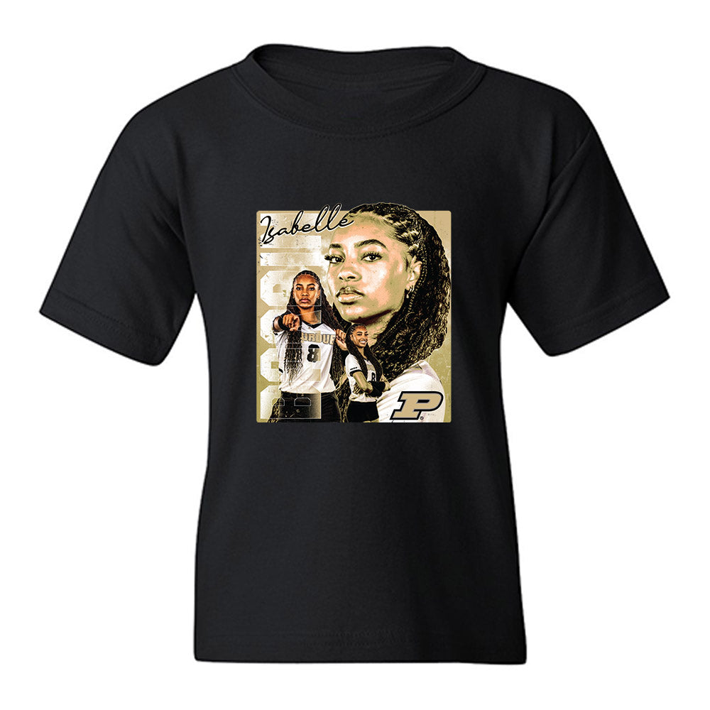 Purdue - NCAA Womens Volleyball : Isabelle Bardin - Collage Youth T-Shirt-0