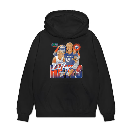 Florida - NCAA Women's Volleyball : Lily Hayes - Collage Premium Hooded Sweatshirt-0