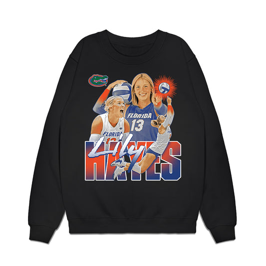 Florida - NCAA Women's Volleyball : Lily Hayes - Collage Premium Crewneck Sweatshirt-0