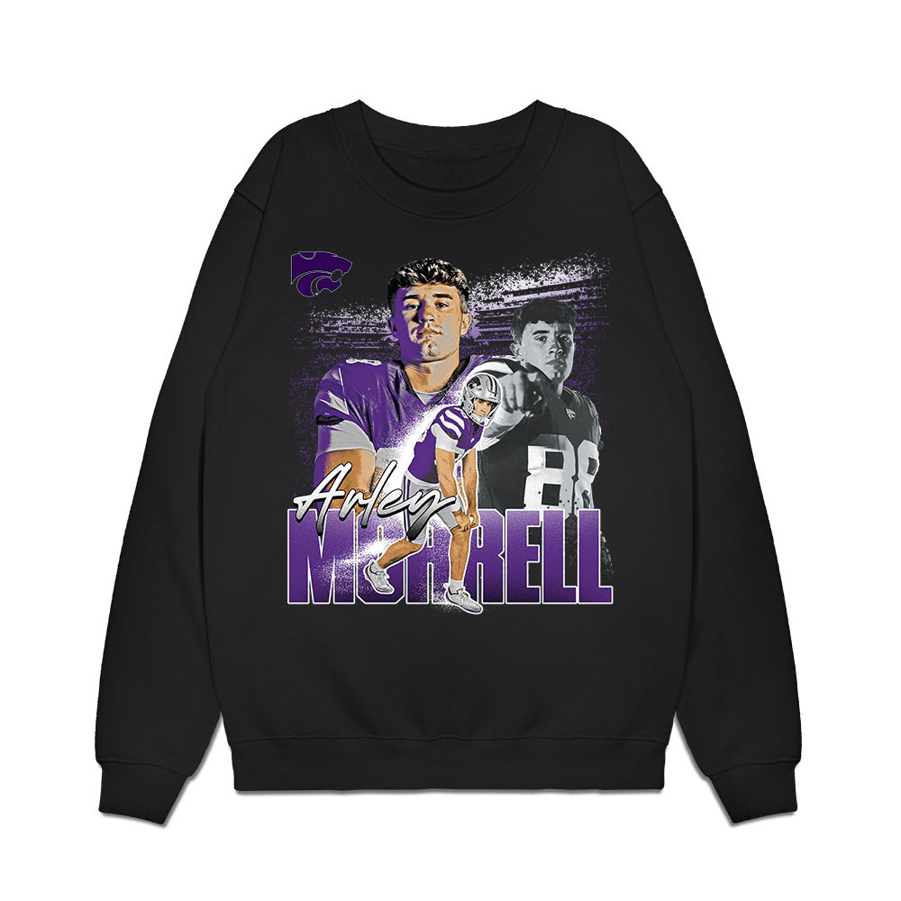 Kansas State - NCAA Football : Arley Morrell - Collage Premium Crewneck Sweatshirt-0