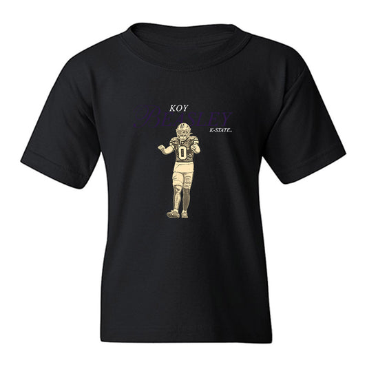 Kansas State - NCAA Football : Koy Beasley - Legacy Youth T-Shirt-0