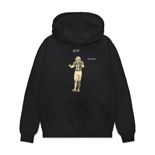 Kansas State - NCAA Football : Koy Beasley - Legacy Premium Hooded Sweatshirt-0