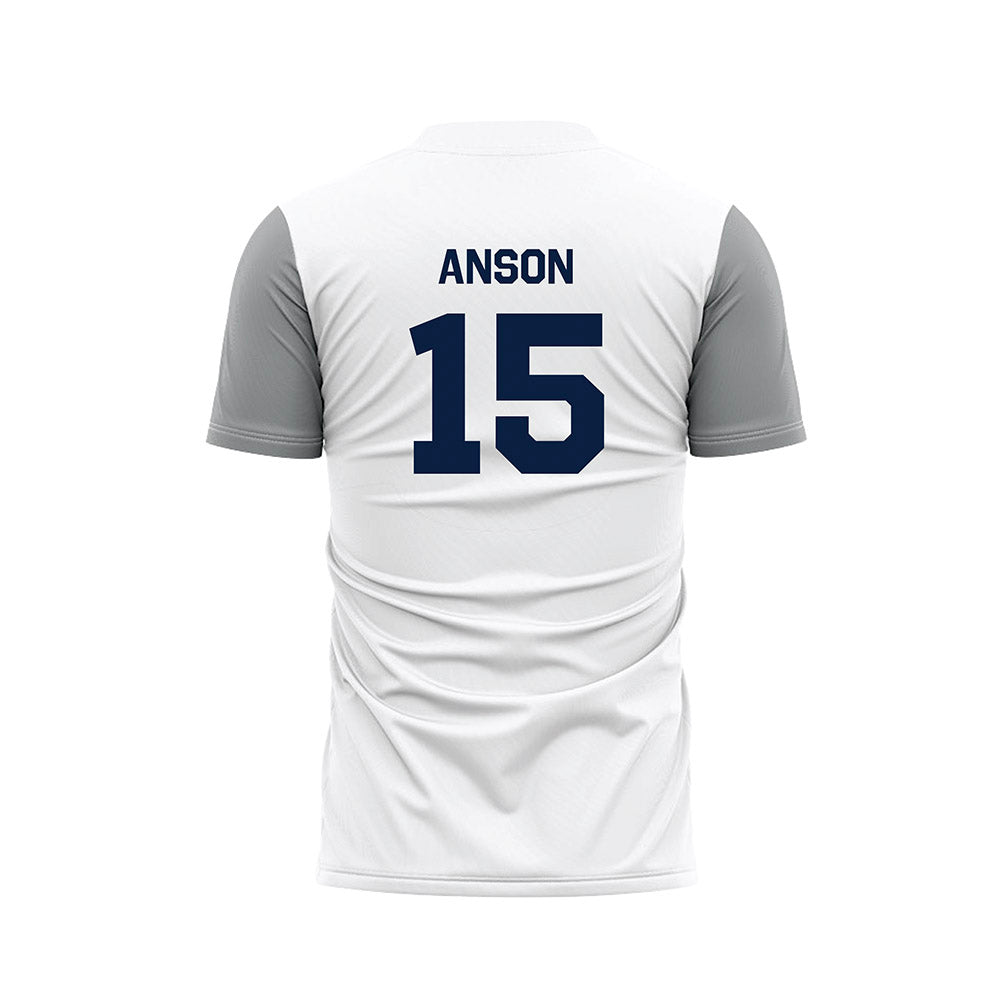 Longwood - NCAA Women's Soccer : Isabella Anson - White Soccer Jersey-1