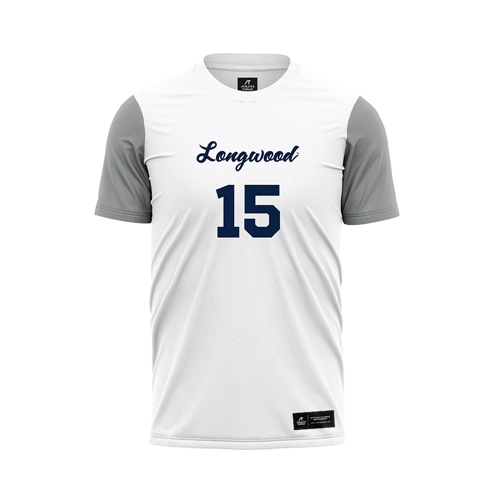 Longwood - NCAA Women's Soccer : Isabella Anson - White Soccer Jersey-0