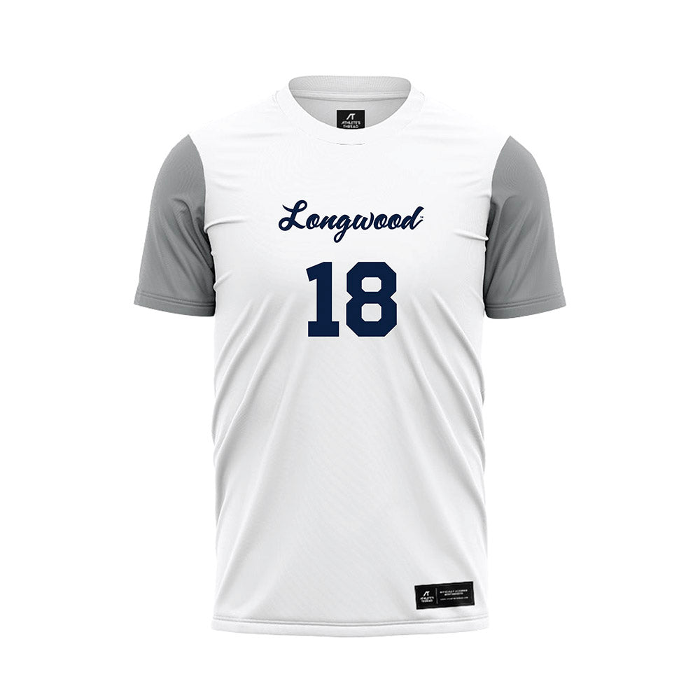 Longwood - NCAA Women's Soccer : Coryn Silberstein - White Soccer Jersey-0