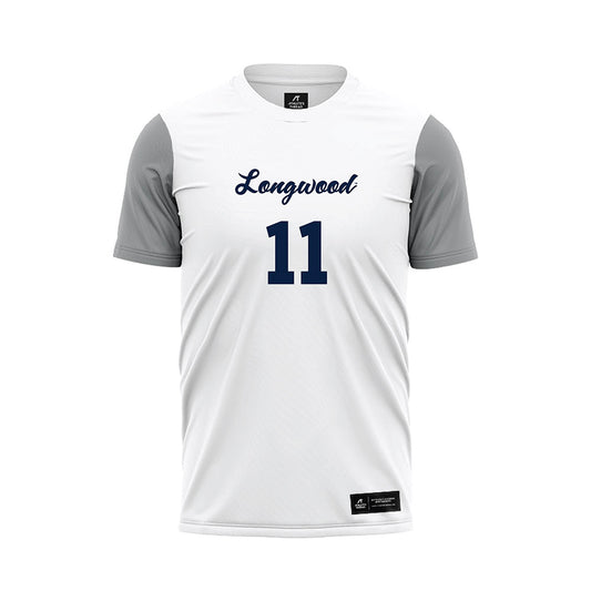 Longwood - NCAA Women's Soccer : Sarah Olson - White Soccer Jersey-0