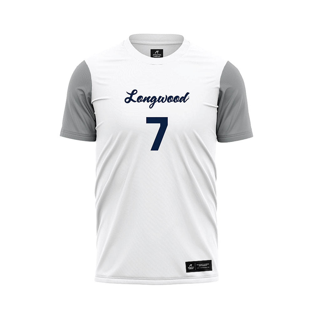 Longwood - NCAA Women's Soccer : Taylor Hoag - White Soccer Jersey-0