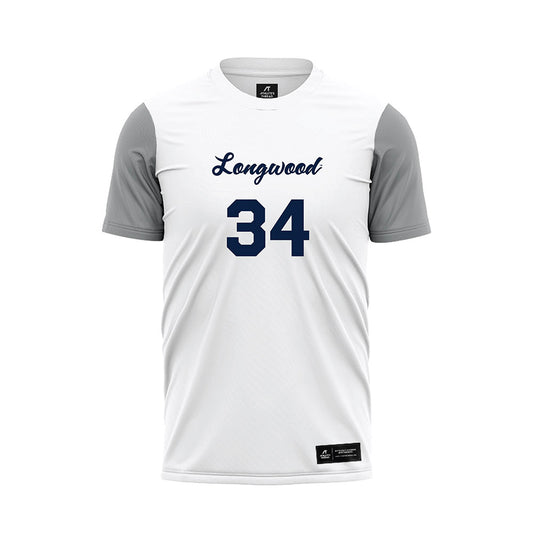 Longwood - NCAA Women's Soccer : Madie Wessel - White Soccer Jersey-0