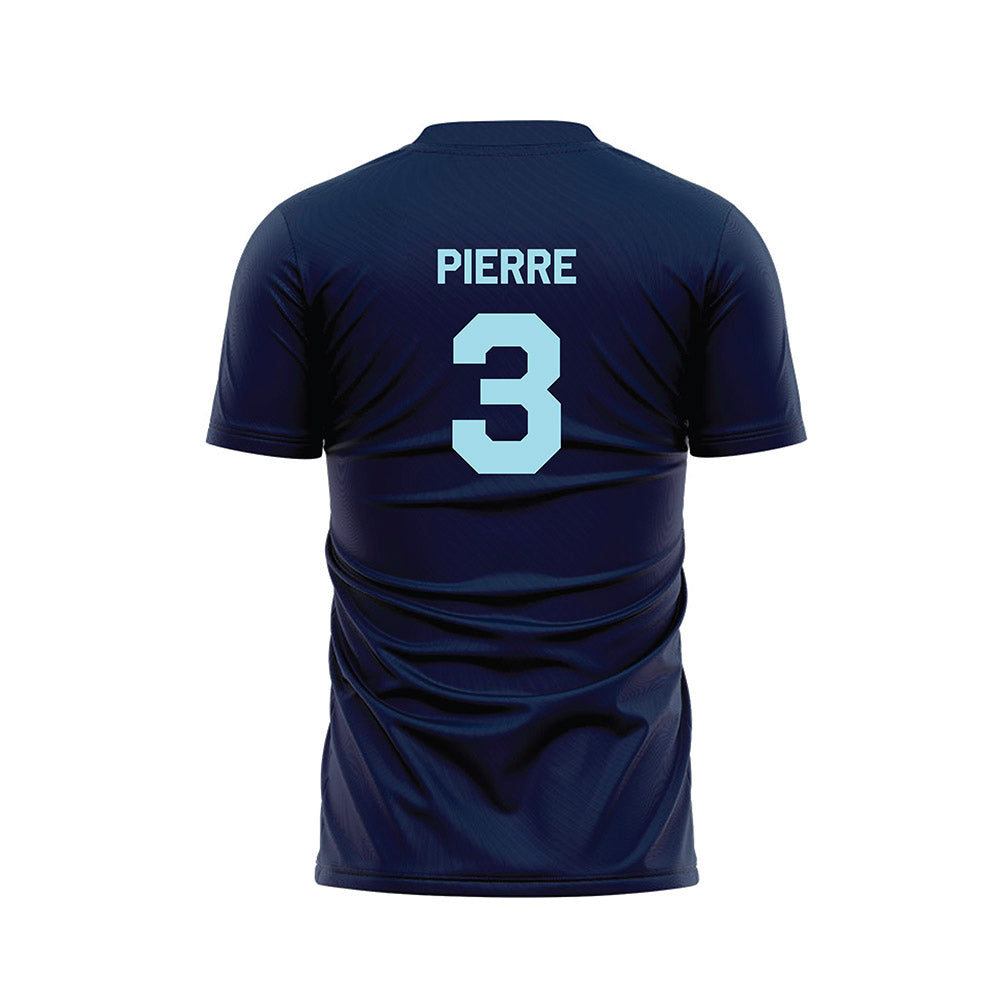 Longwood - NCAA Men's Soccer : Ron-Elijah Pierre - Blue Soccer Jersey-1