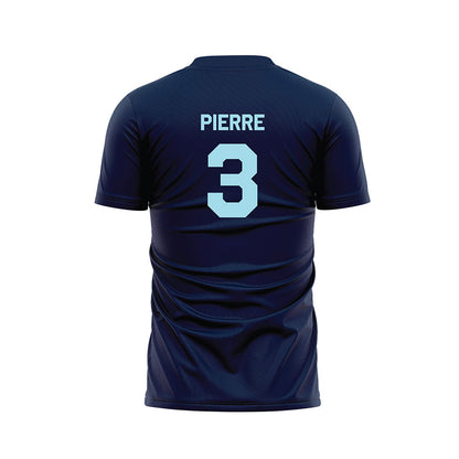 Longwood - NCAA Men's Soccer : Ron-Elijah Pierre - Blue Soccer Jersey-1