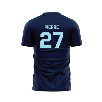 Longwood - NCAA Men's Soccer : Ron-Elijah Pierre - Blue Soccer Jersey-1