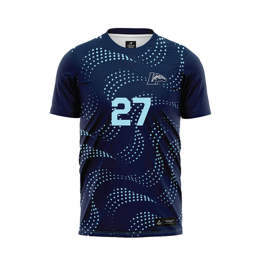 Longwood - NCAA Men's Soccer : Ron-Elijah Pierre - Blue Soccer Jersey-0