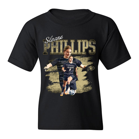 Colorado - NCAA Womens Soccer : Sloane Phillips - Youth T-Shirt-0