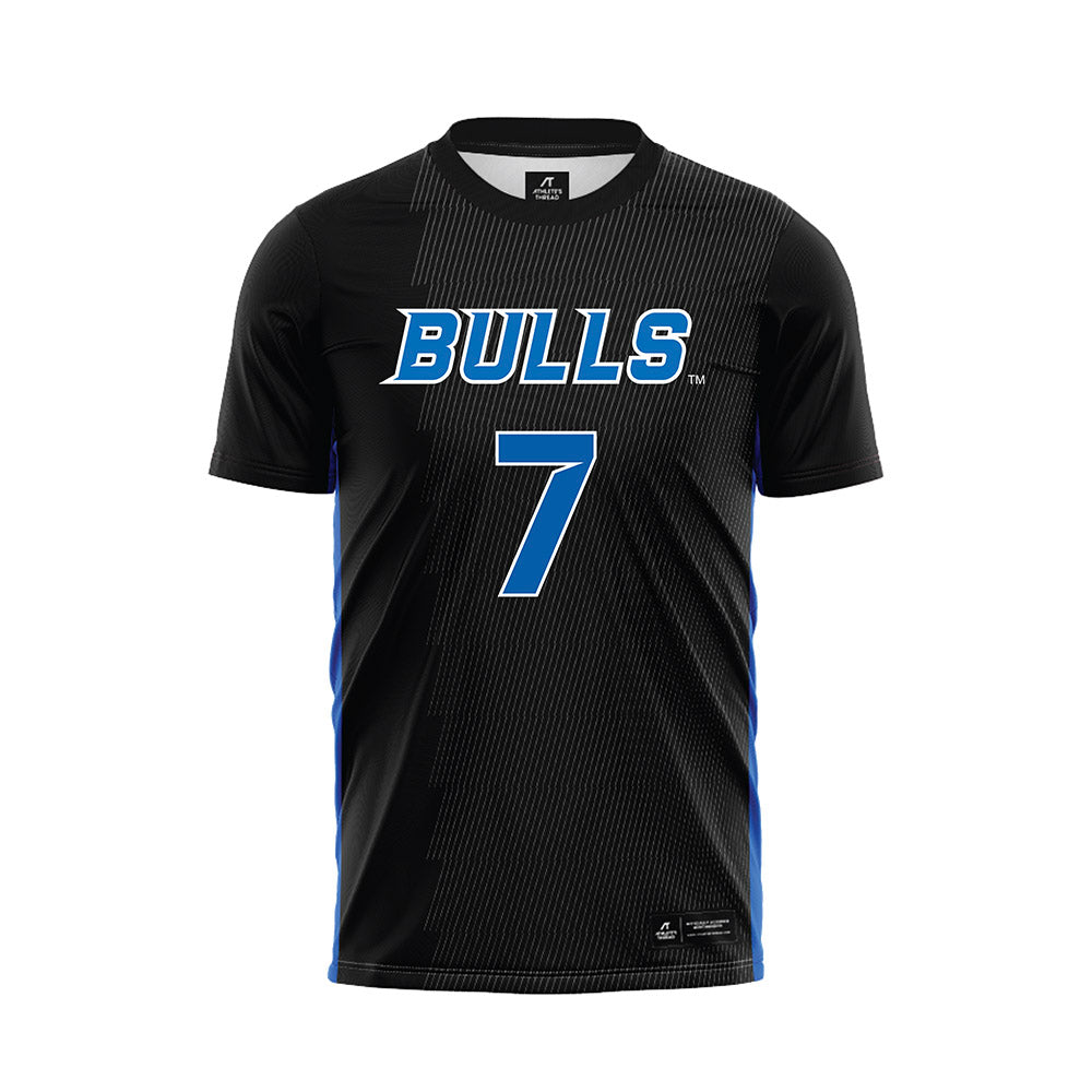 Buffalo - NCAA Women's Soccer : Jayda Schoburgh - Blue Soccer Jersey-0