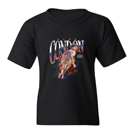 Florida - NCAA Mens Basketball : Alex Condon - Collage Youth T-Shirt-0