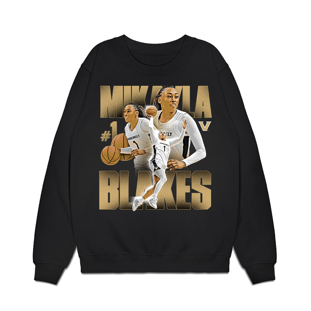 Vanderbilt - NCAA Womens Basketball : Mikayla Blakes - Collage Premium Crewneck Sweatshirt-0
