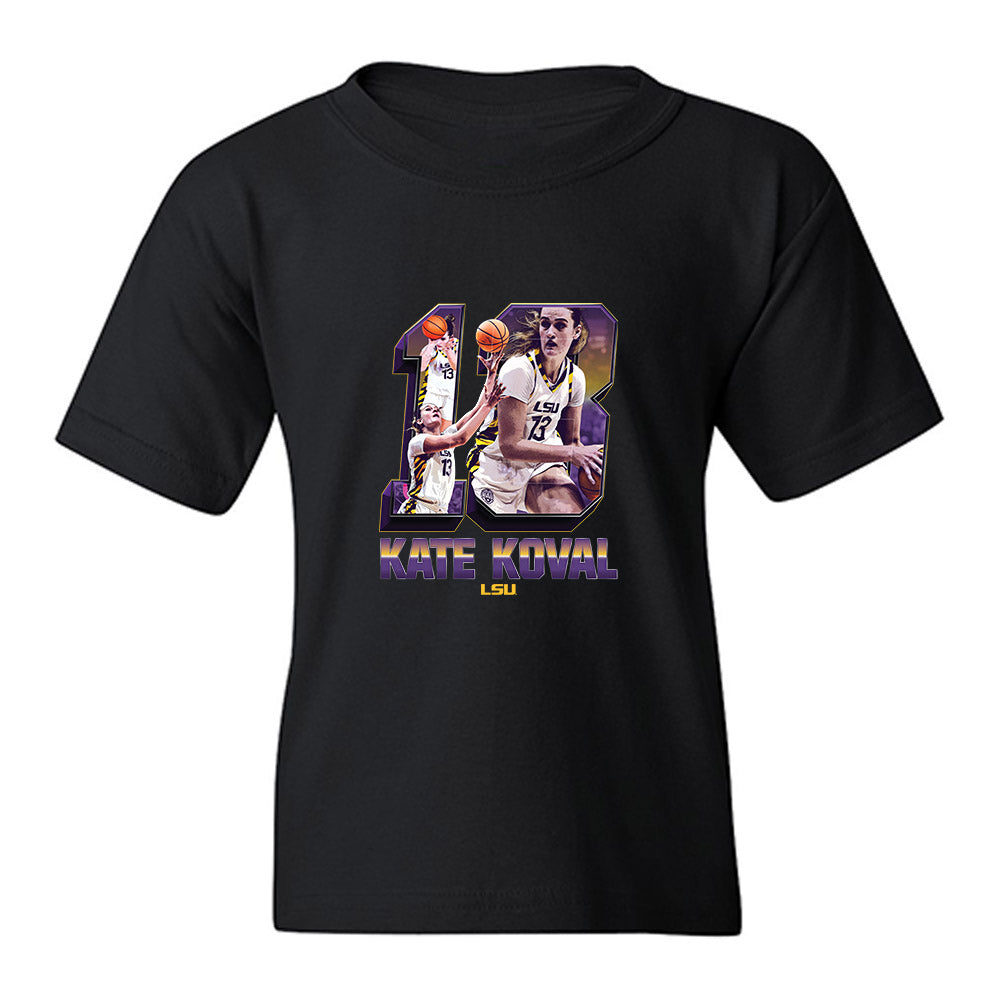LSU - NCAA Womens Basketball : Kate Koval - Youth T-Shirt-0