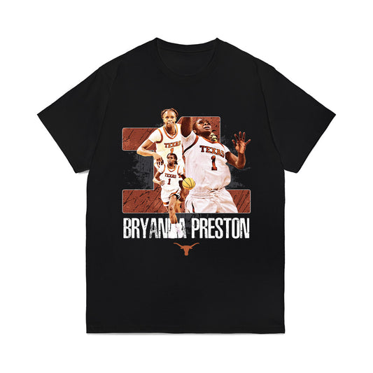 Texas - NCAA Womens Basketball : Bryanna Preston - Collage Comfort Colors T-Shirt-0