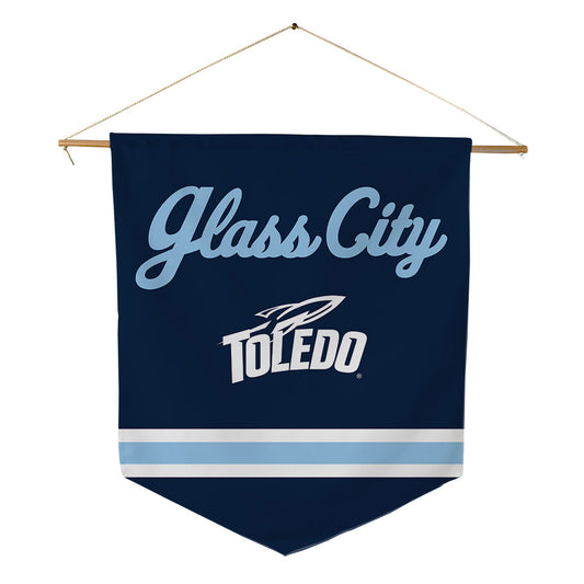 Toledo - All NCAA Sports : - Glass City Pennant - 18" x 21"-0