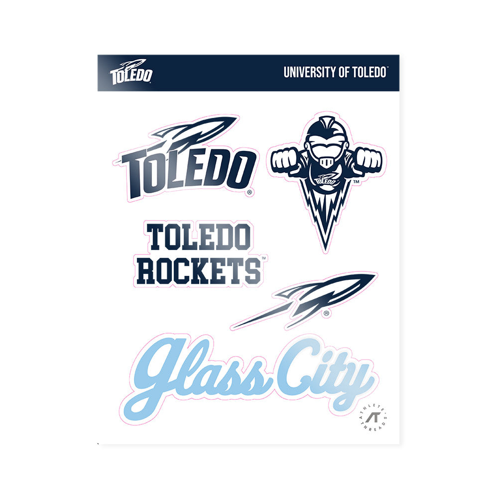 Toledo - : Glass City Sticker Sheet-0