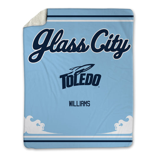 Toledo - NCAA Women's Rowing : Kendall Williams - Glass City Blanket-0