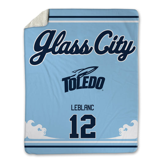 Toledo - NCAA Women's Volleyball : Gabbi LeBlanc - Glass City Blanket-0