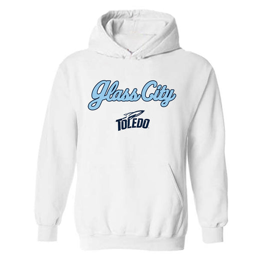 Toledo - NCAA Women's Volleyball : Audrey Dyas - Glass City Hooded Sweatshirt-0