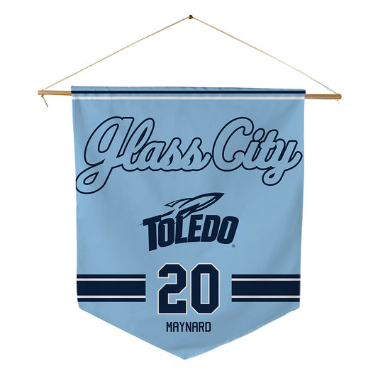 Toledo - NCAA Women's Soccer : Hailee Maynard - Glass City Pennant - 18" x 21"-0
