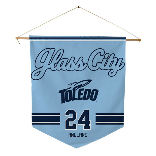 Toledo - NCAA Women's Soccer : Gabrielle Anulare - Glass City Pennant - 18" x 21"-0