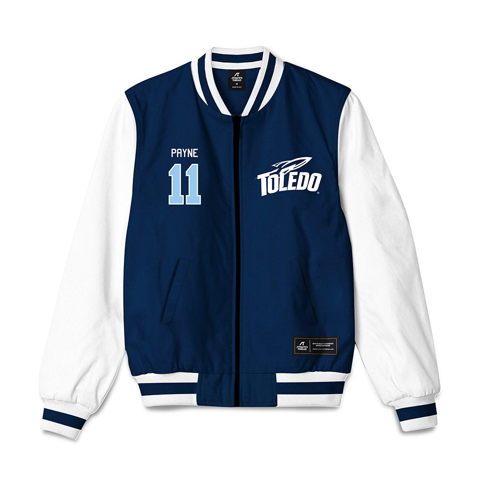 Toledo - NCAA Baseball : Jacob Payne - Glass City Bomber Jacket-0
