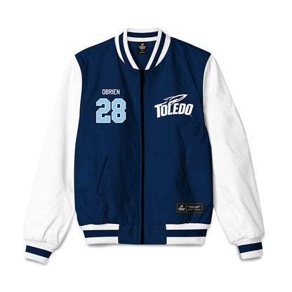 Toledo - NCAA Baseball : Ty OBrien - Glass City Bomber Jacket-0