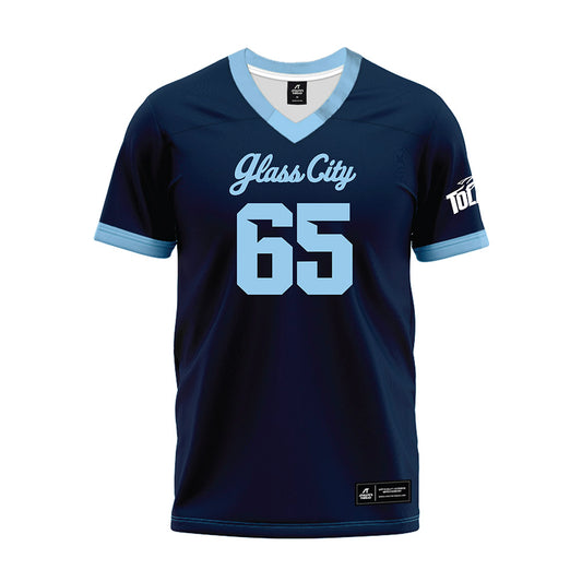 Toledo - NCAA Football : Stephen Gales - Glass City Navy Premium Football Jersey-0