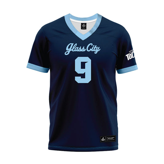Toledo - NCAA Football : Kalvin Gilbert Jr - Glass City Navy Premium Football Jersey-0