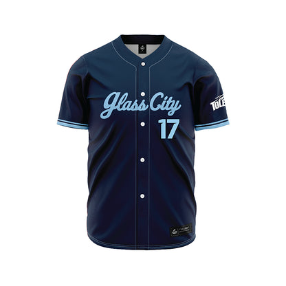 Toledo - NCAA Baseball : Liam Arsich - Glass City Navy Jersey-0
