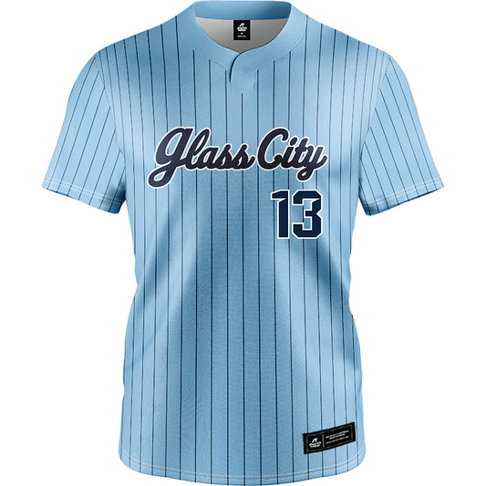 Toledo - NCAA Softball : Payton Pudlowski - Glass City Pinstripe Jersey-0