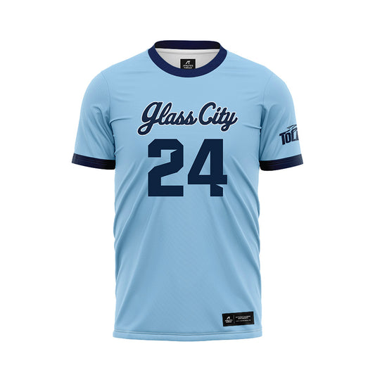 Toledo - NCAA Women's Soccer : Gabrielle Anulare - Glass City Blue Soccer Jersey-0