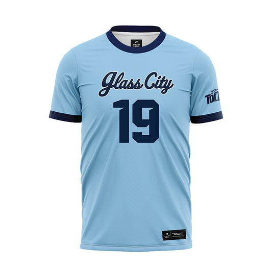 Toledo - NCAA Women's Soccer : Alyson Peckham - Glass City Blue Soccer Jersey-0