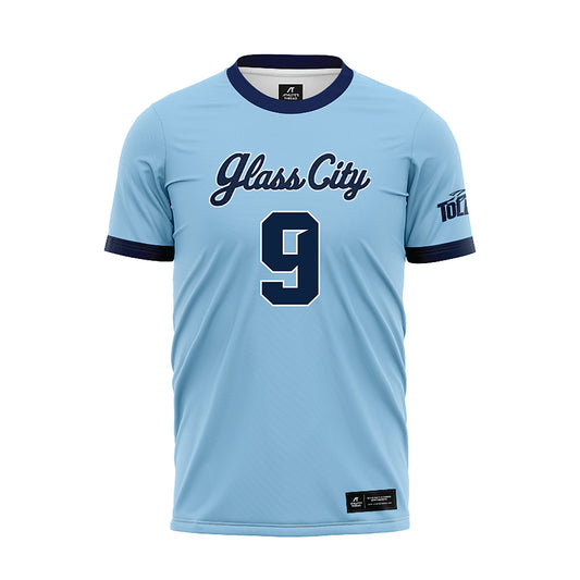 Toledo - NCAA Women's Soccer : Ella Zoerhoff - Glass City Blue Soccer Jersey-0