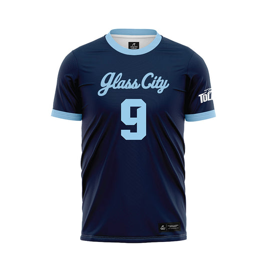 Toledo - NCAA Women's Soccer : Ella Zoerhoff - Glass City Navy Soccer Jersey-0