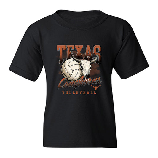 Texas - NCAA Women's Volleyball : Rella Binney - Vintage Sports Shersey Youth T-Shirt-0