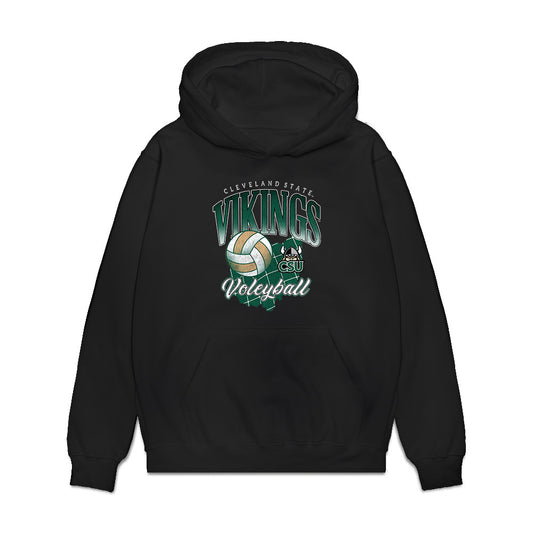 Cleveland State - NCAA Women's Volleyball : Sophie Butler - Vintage Sports Shersey Premium Hooded Sweatshirt-0