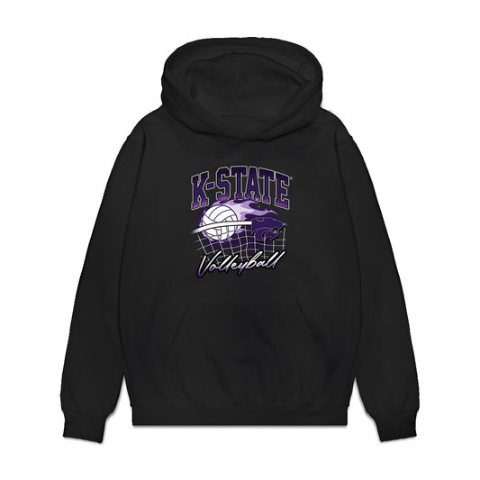 Kansas State - NCAA Women's Volleyball : Reese Resmer - Premium Hooded Sweatshirt-0