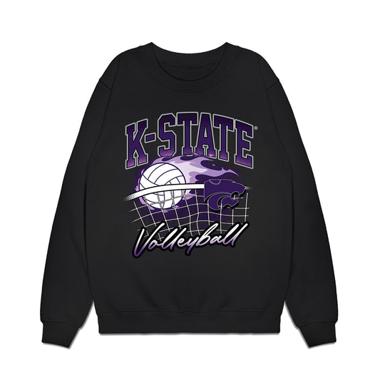 Kansas State - NCAA Women's Volleyball : Reese Resmer - Premium Crewneck Sweatshirt-0