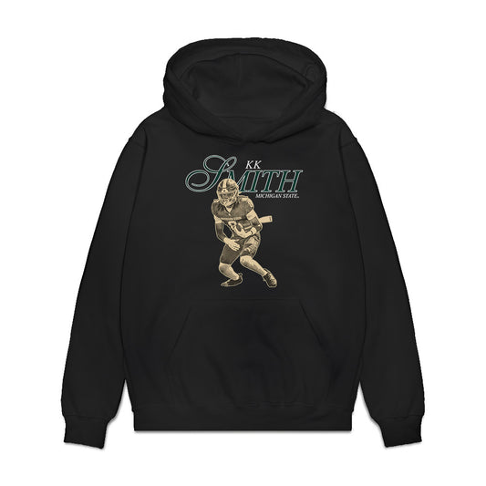 Michigan State - NCAA Football : KK Smith - Legacy Premium Hooded Sweatshirt-0