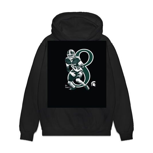 Michigan State - NCAA Football : KK Smith - Collage Premium Hooded Sweatshirt-0